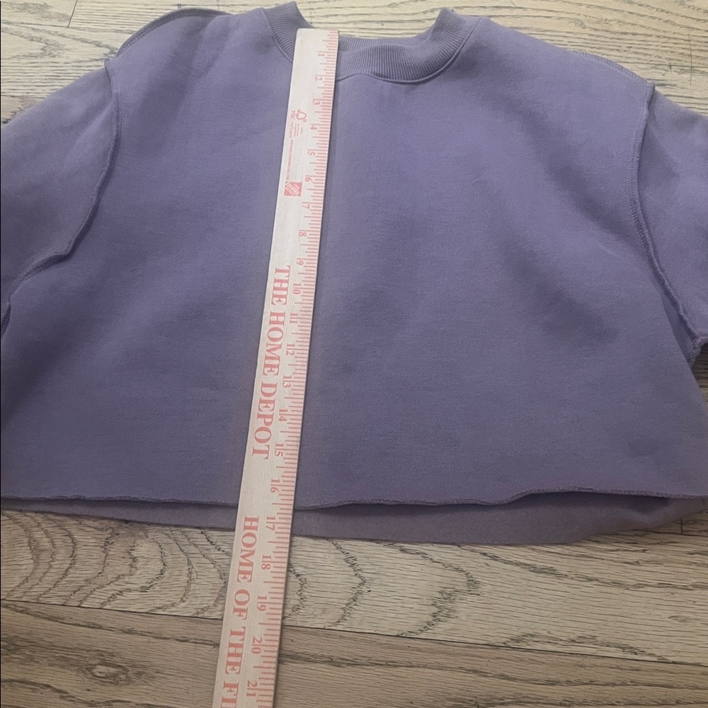 AMAZHIYU PULLOVER CROPPED‎ SWEATSHIRT SIZE S - Picture 11 of 13